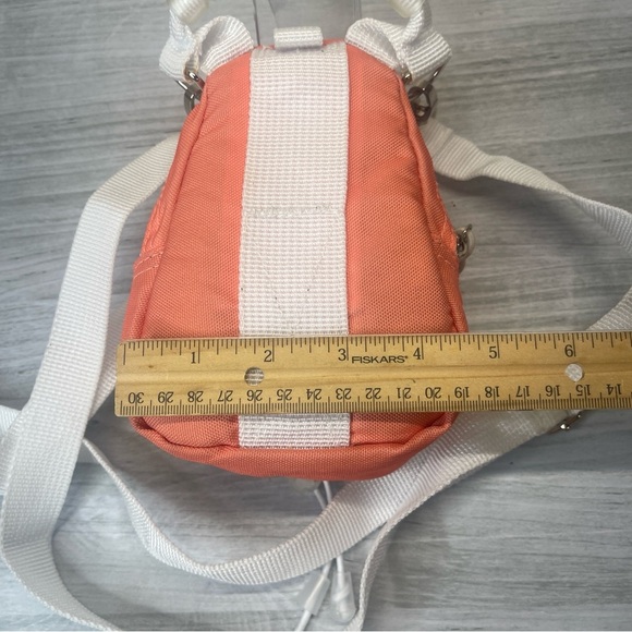 Universal Studios Coral White Zip Mini Day Backpack Crossbody Waist Belt - Picture 12 of 15